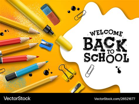 Unique Welcome Back To School Poster