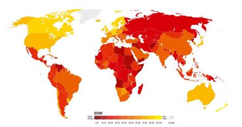 The 46 Most Corrupt Countries In The World