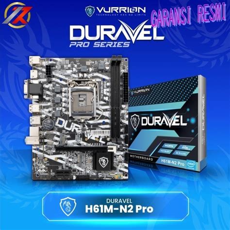 Jual Mainboard Vurrion H61M SV2 Duravel Intel LGA 1155 Mobo H61 Gen 2