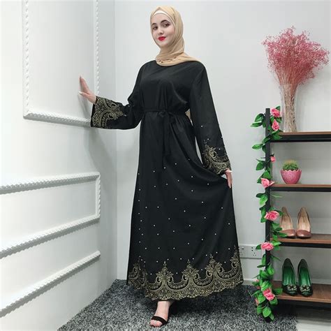 vestidos ramadan kaftan abaya arabic islamic muslim dress caftan marocain kaftan elbise hijab