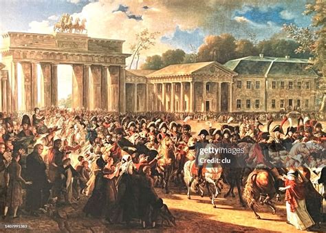 Napoleons Entry Into Berlin On October 27 1806 High Res Vector Graphic