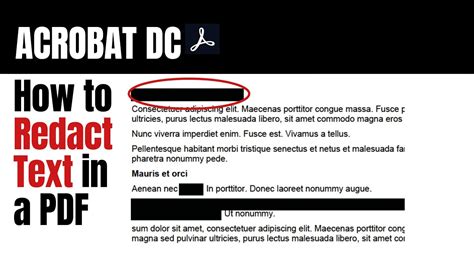 How To Redact A Pdf Text Images Find Replace Acrobat Dc Youtube