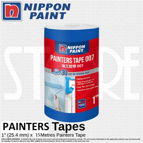 Nippon Painters Tape 1″ 254 Mm 5pcpack For Easy Painting And Non