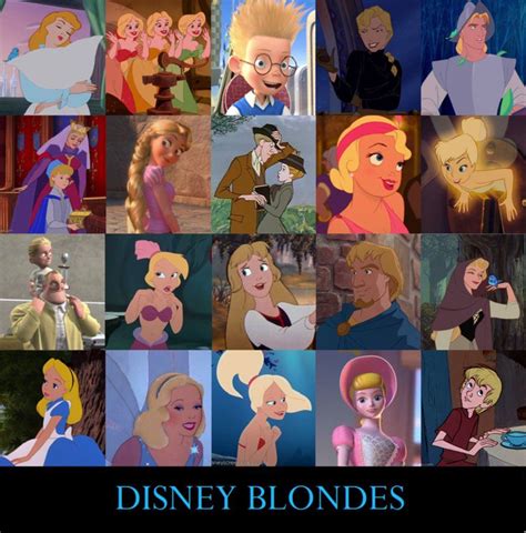 Disney Blondes By Nuts Books On Deviantart Filmes Da Disney Disney