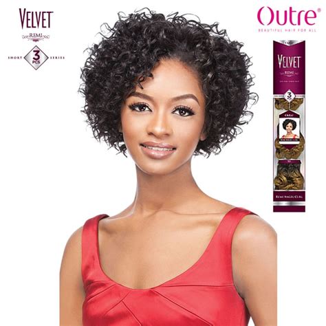 Outre Velvet 100 Remi Human Hair Weave Angel Curl 3pcs