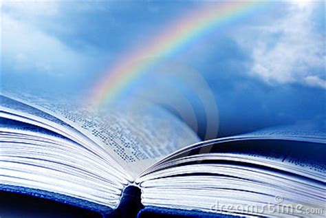 bible  rainbow royalty  stock photo image