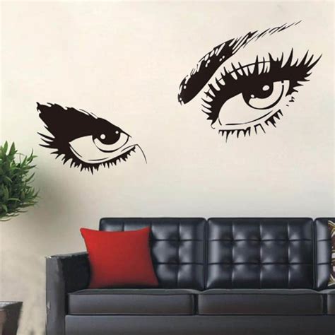 Sexy Eyes Wall Stickers Home Decor Living Room Diy Modern Pvc Eye Art