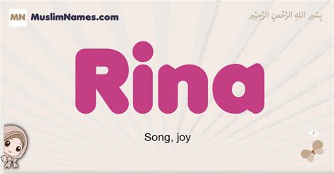 Rina Meaning Arabic Muslim Name Rina Meaning
