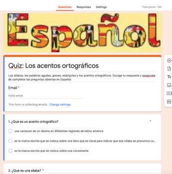 Quiz Los Acentos Ortogr Ficos By Ana Karen Maestre Tpt