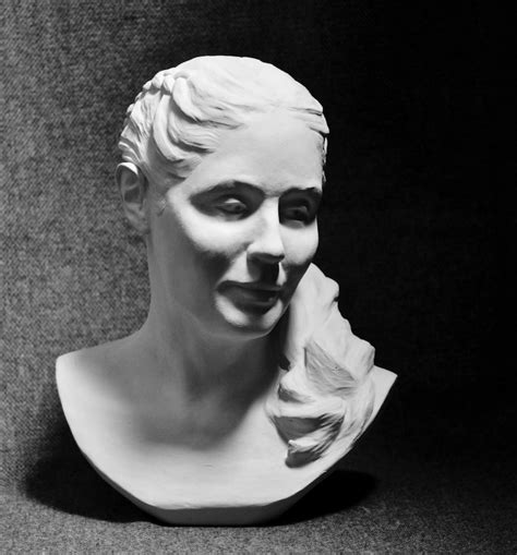Cata Female Bust And Head Plaster Cast Classical Sculpture Etsy New