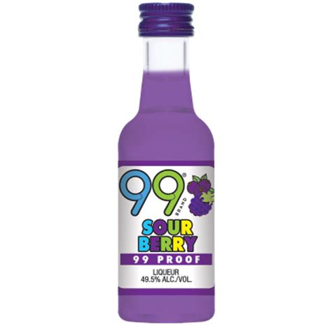 99 Brand Sour Berry Liqueur 12x50ml Kings Wine And Spirit
