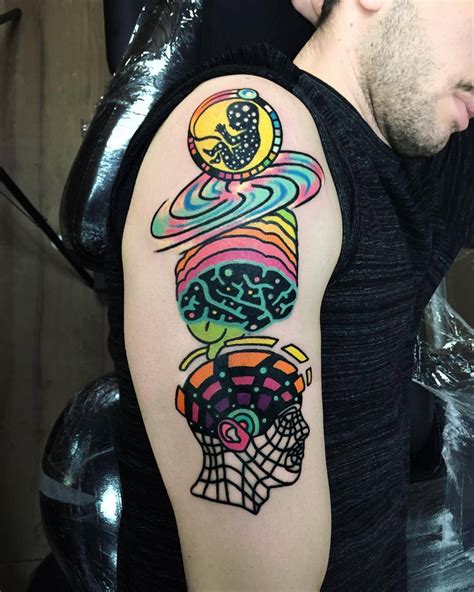 Aggregate More Than 83 Trippy Psychedelic Tattoos Best Thtantai2