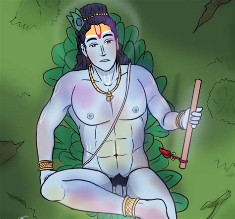 Rule 34 Blue Body Blue Nipples Blue Skin Bush Color Colored Exhausted Forest Gay Grass Hindu