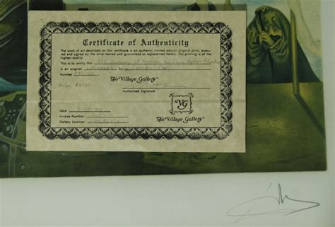 We scanned thousands of stores. Salvador Dali Signed "A Discovery of America by ...