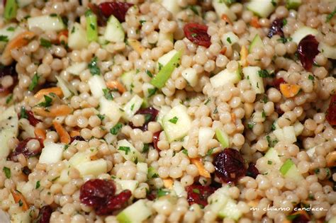 Add the couscous and simmer until al dente, about 8 minutes. Mi Chiamo Candace...: Israeli Couscous Salad with Apples ...