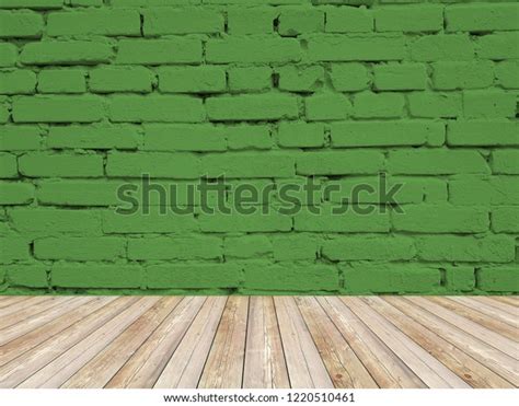 Interior Room Brick Wall Wooden Floor Stock Photo 1220510461 Shutterstock