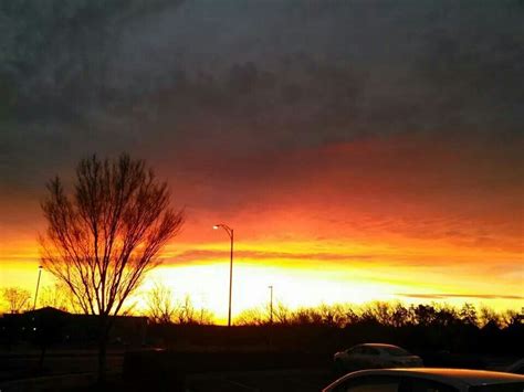 Beautiful Wichita Kansas Sunrise On My Birthday 1172015 Wichita