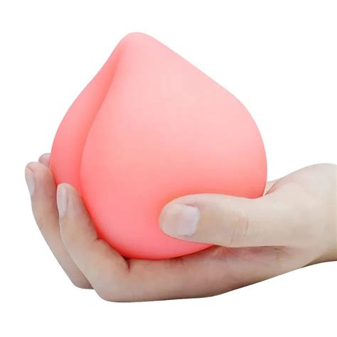 Honey Peach Male Mastubator Soft Realistic Vagina Pocket Pussy Silicone