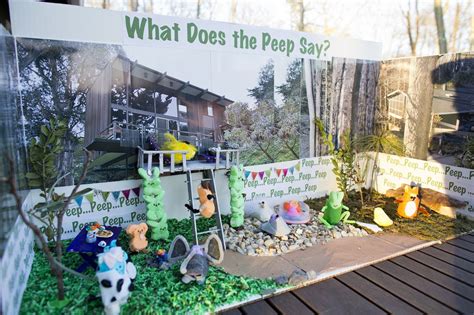 The Best Peeps Dioramas Made By Kids Peeps Crafts Peeps Easter Peeps