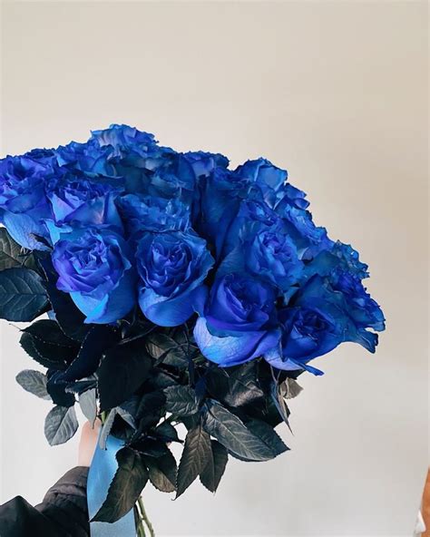 Flowers In Chicago🏙 On Instagram Bouquet Of 25 Blue Roses 💙