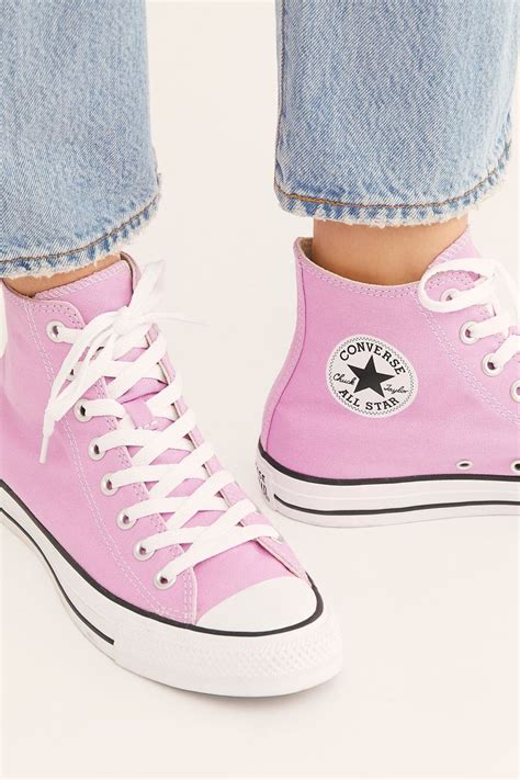chuck taylor all star hi top converse sneakers sneakers fashion hi top converse pink converse
