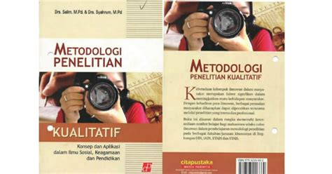 Buku Metodologi Penelitian Kualitatif Konsep Dan Aplikasi Dalam Ilmu