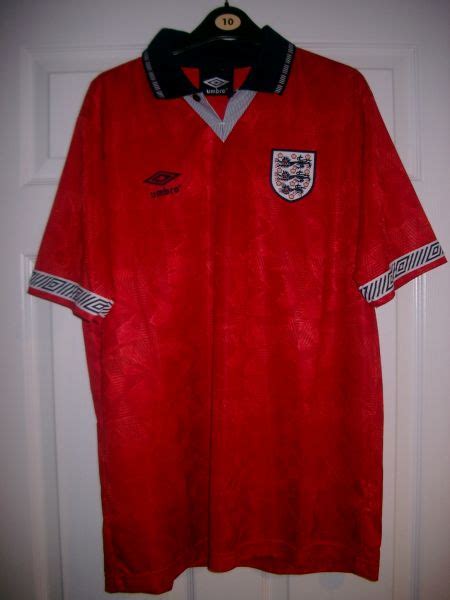 England football 1989 retro home shirt |. England Away football shirt 1990 - 1993. Added on 2006-10 ...
