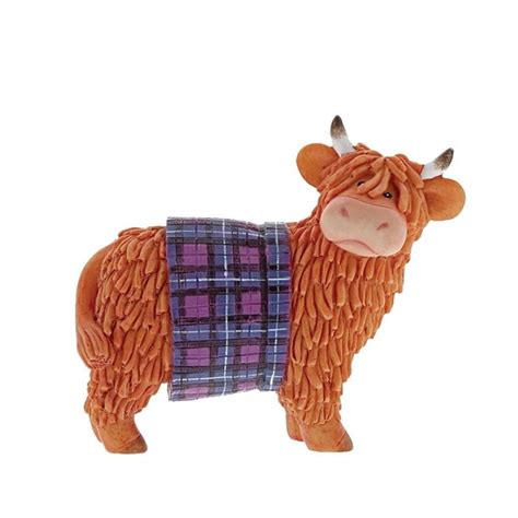Border Fine Arts Hairy Coos Alasdair Highland Cow Figurine A29502