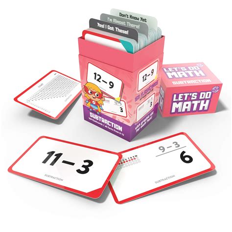 Buy Storm Subtraction Flash Cards For School Grade Math Flash
