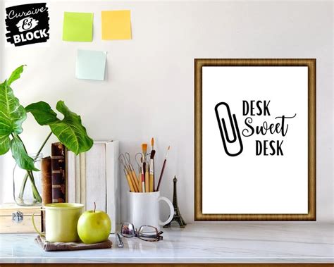 Desk Decor For Women Desk Sweet Desk Digital Download For The Etsy In
