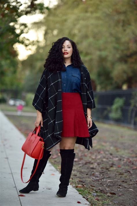 Outfit Ideas Curvy Winter Outfits Plus Size Clothing Knee High Boot