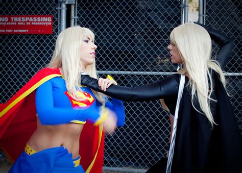 NYCC SuperGirl Vs Evil Supergirl Tyrus Flynn Flickr