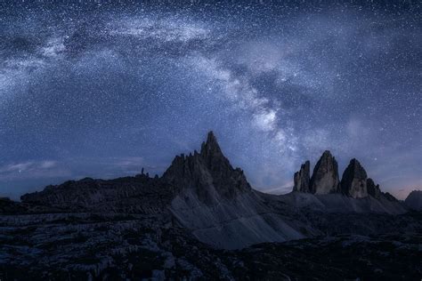 Dolomites Milky Way
