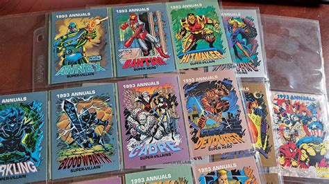 1993 Marvel Annuals Trading Cards Complete Set Etsy