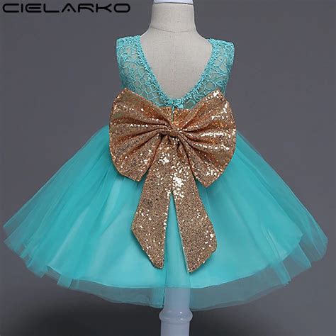 Buy Cielarko Little Girl Party Dress Christening Lace