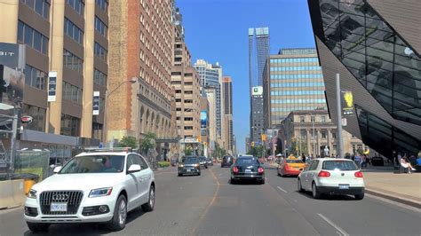 Driving Downtown Toronto Luxury Street 4k Canada Youtube