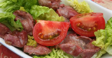Recettes de salade de gésiers de volaille