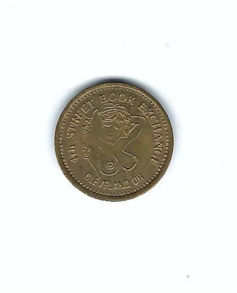 VINTAGE NUDE BUSTY Woman Heads Tails Adult Peepshow Cleveland Ohio Coin Token PicClick