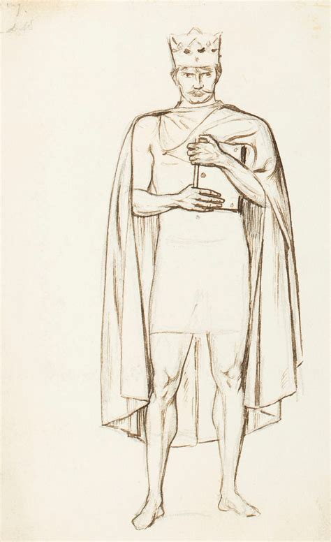 Standing Male Figure Wearing A Crown And Carrying A Book Works Of Art