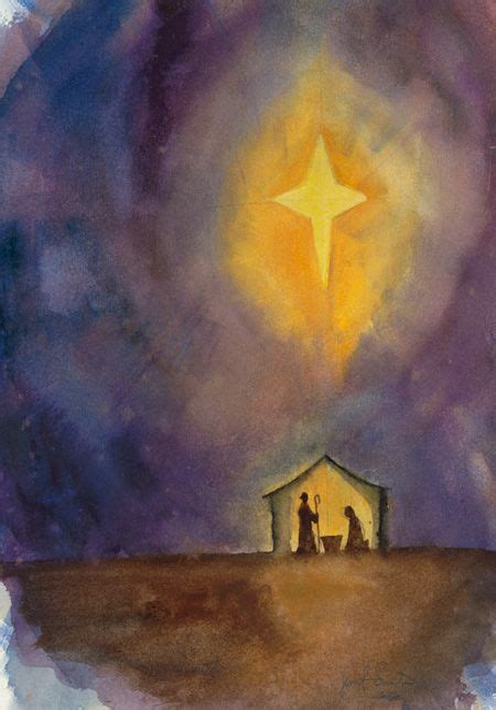 Religious Christmas Watercolors
