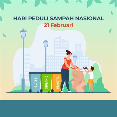 Hari Peduli Sampah Nasional Kumpulan Gambar Desain Template Hari Peduli Sampah Nasional