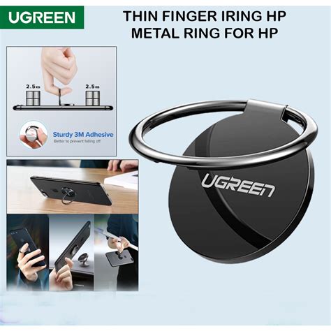 Jual Ugreen 50358 Thin Finger Iring Phone Holder Hp Metal Ring Cincin