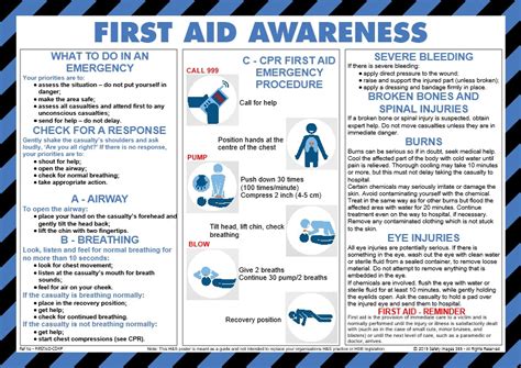Info Poster First Aid