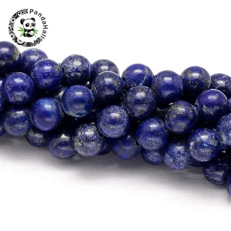 Natural Lapis Lazuli Round Beads Strands 4mm Hole 08mm About 95pcs