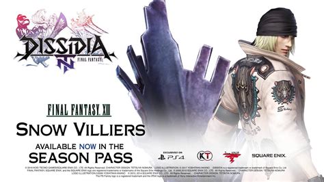 Dissidia Final Fantasy Nt Snow Villiers Joins The Fight Youtube