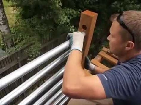 » when installing any trex decking product, especially trex transcend tropicals, it is a good idea to mix and match all of the boards on the job site prior to installation to ensure an appealing mix of light and dark tones. How to Make And Install Metal Railing, Deck Railing ...