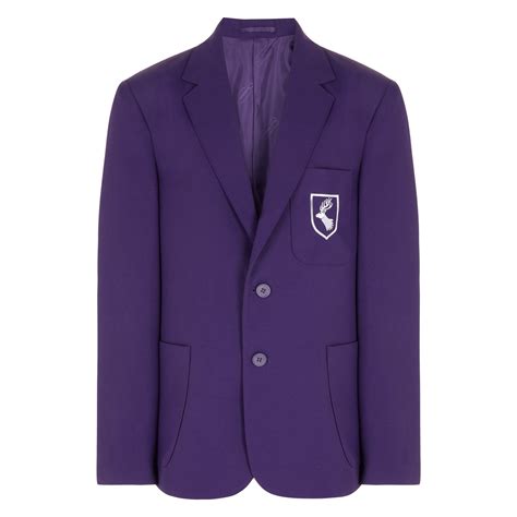 A Purple School Blazer For Pupils Of Daiglen House School Made From A