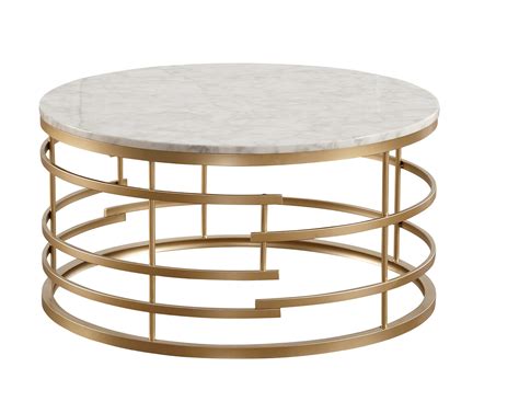 Never miss new arrivals that match exactly what you're looking for! Homelegance Brassica Round Cocktail/Coffee Table with Faux ...