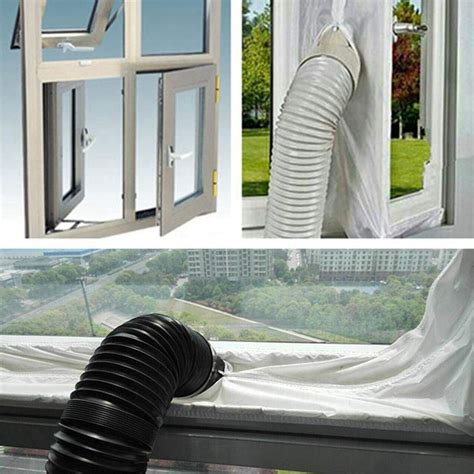 All you have to do is install it in the window and hook up the vent hose(s). Universal Window Seal for Portable Air Conditioner and ...