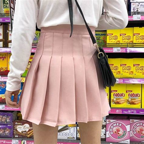 Aesthetic Cute Egirl School Skirt Cosmique Studio